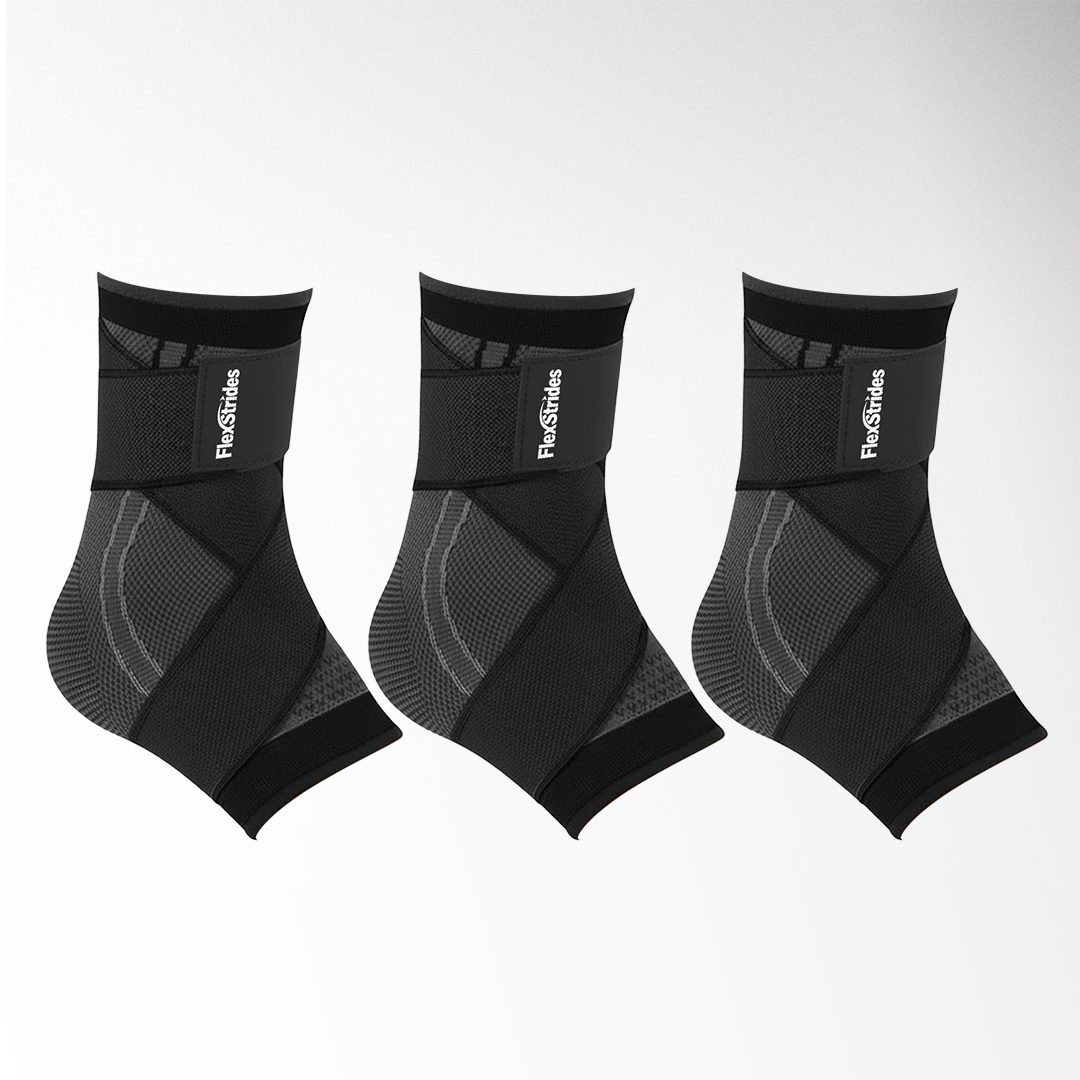 FlexStrides Adjustable Ankle Support Sleeve