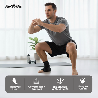 FlexStrides Adjustable Ankle Support Sleeve