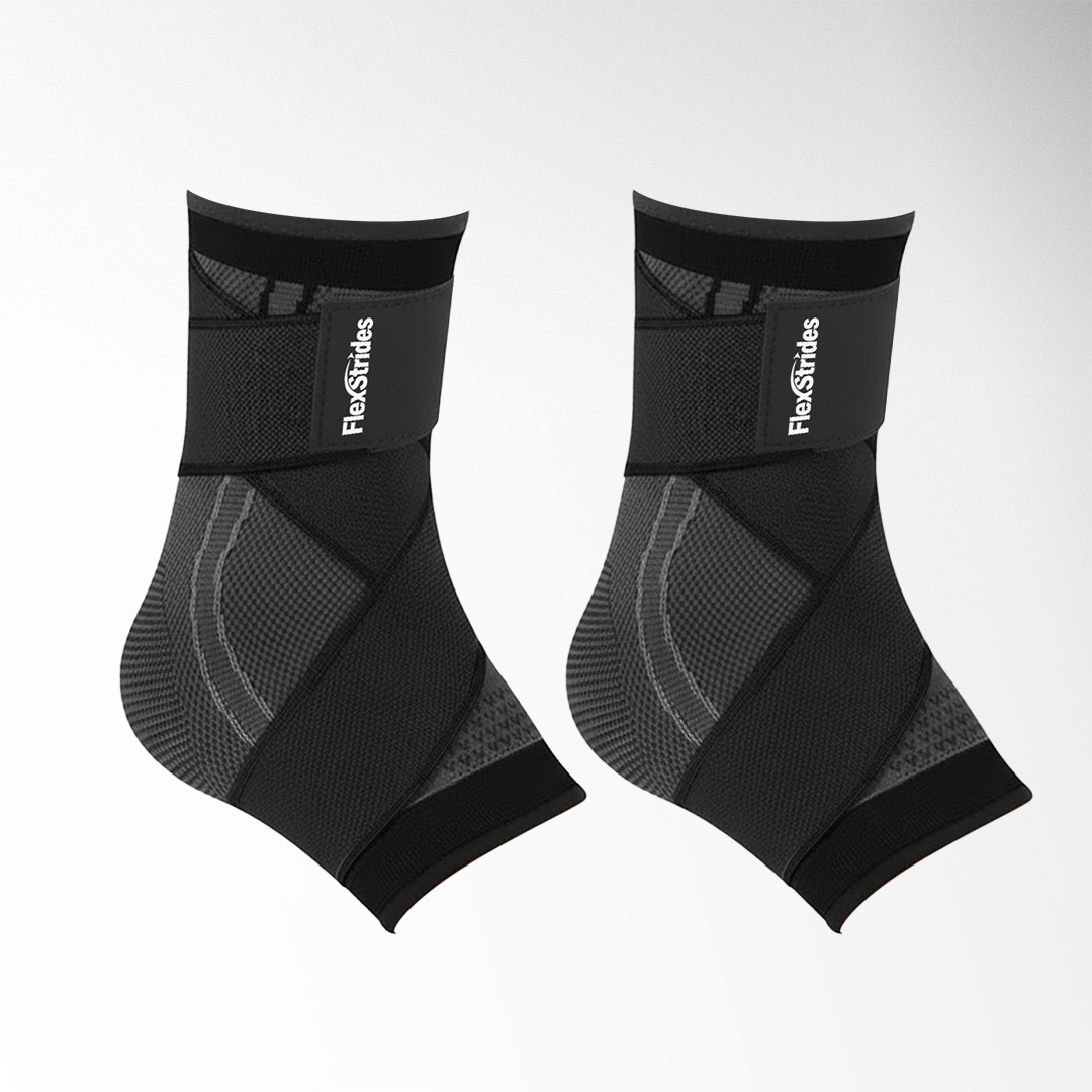 FlexStrides Adjustable Ankle Support Sleeve