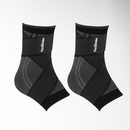 FlexStrides Adjustable Ankle Support Sleeve
